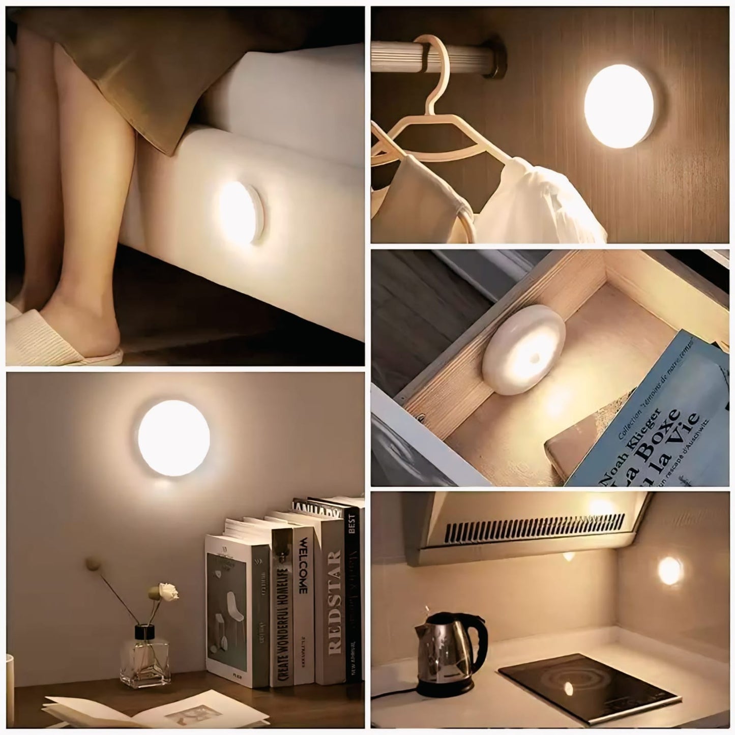Motion Sensor LED Night Light – Auto ON/OFF